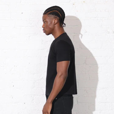 Premium Black T-Shirt for Men – Soft Cotton Round Neck